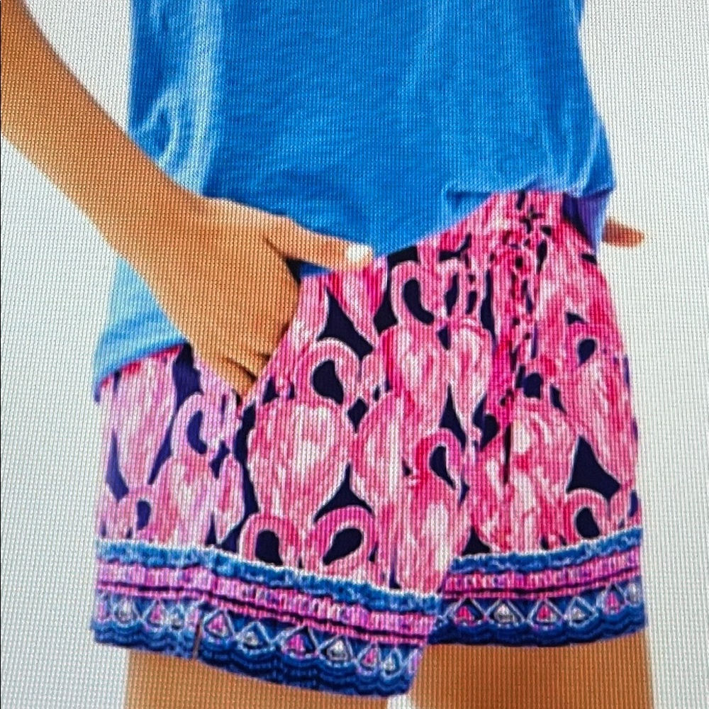 Lilly‎ Pulitzer Katia Flamingo Shorts Size Medium